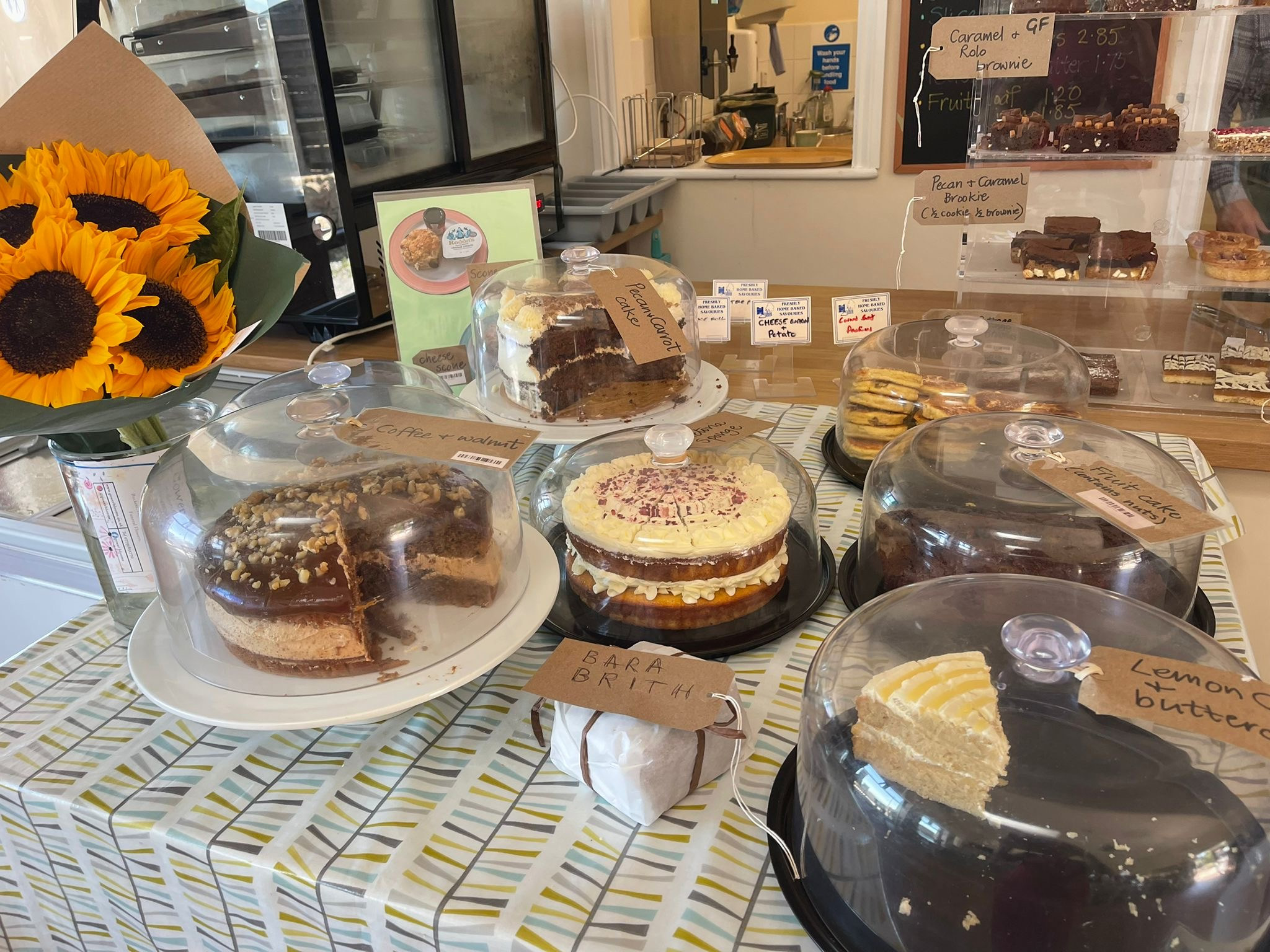 Enjoy a cuppa with one of our cakes