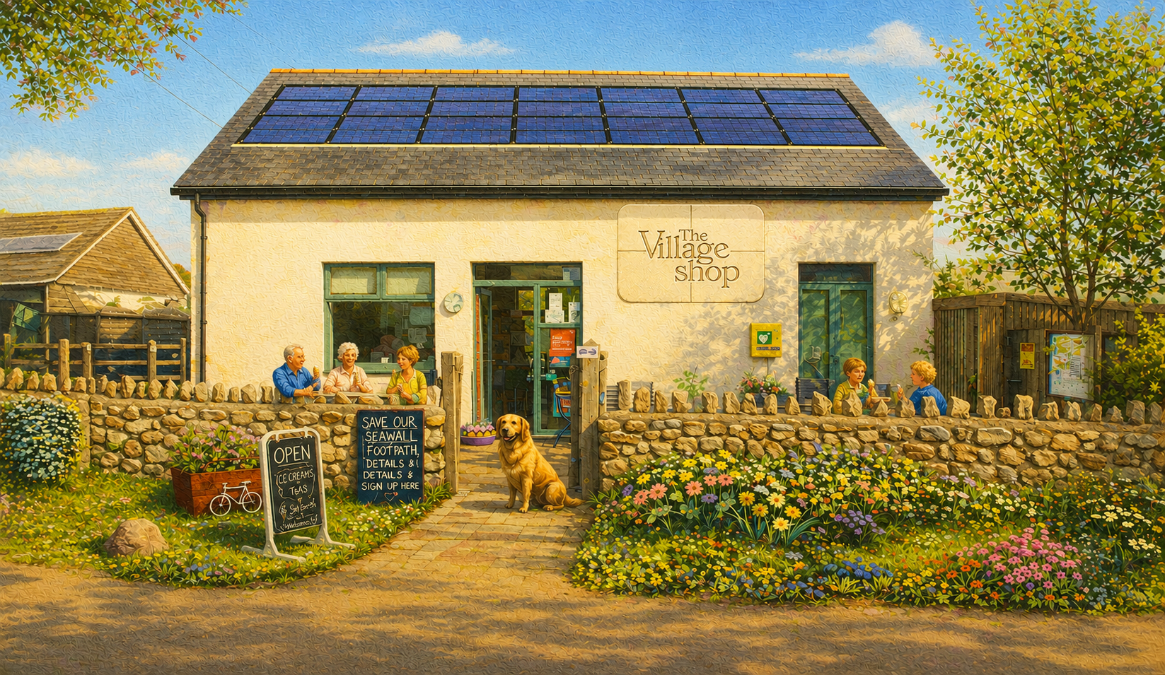 Logo - Siop y Bobl (The People’s Shop) in Llanmadoc